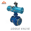 Pneumatic 3PCS High Pressure Forged Trunnion Ball Valve
