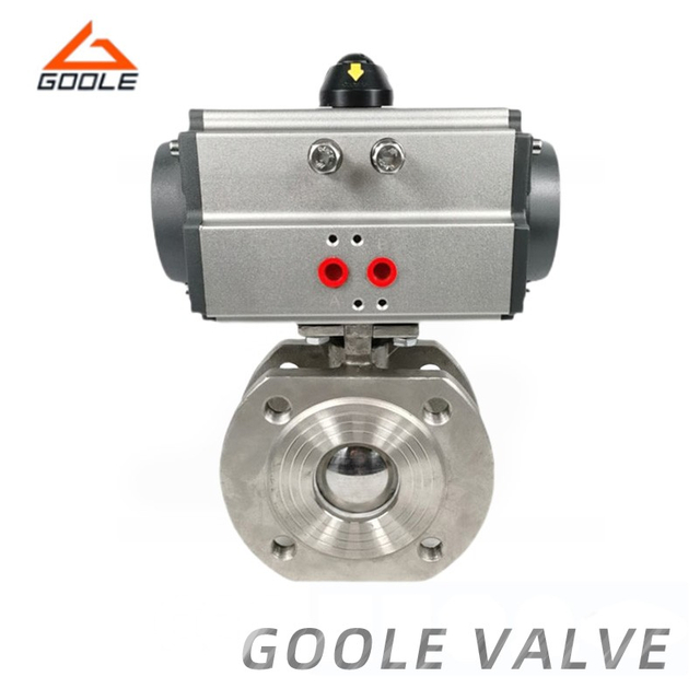 Pneumatic Forged Stainless Steel Wafer Type Ball Valve