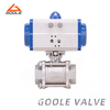 Pneumatic Actuated Forged Stainless Steel Threaded Ball Valve