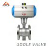 Pneumatic Wafer Metal Seated V Type Ball Valve