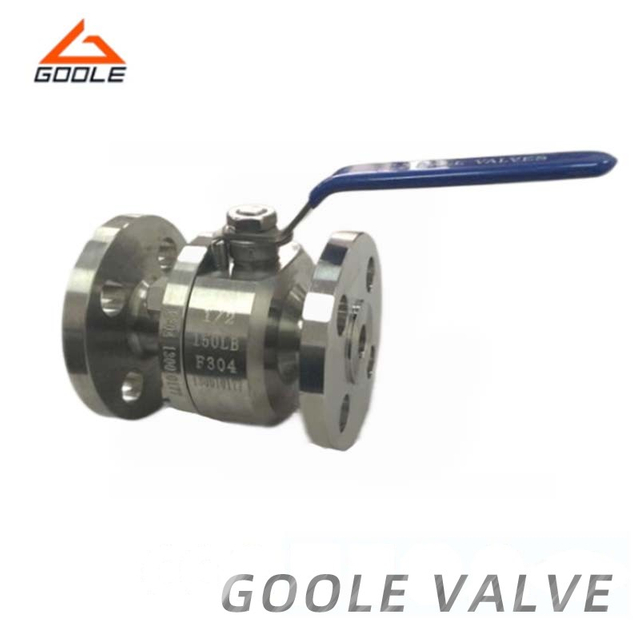 2PCS Forged Steel Flange End Ball Valve