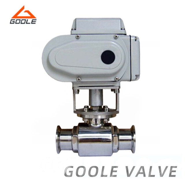 Electric Sanitary Quick Installation Ball Valve