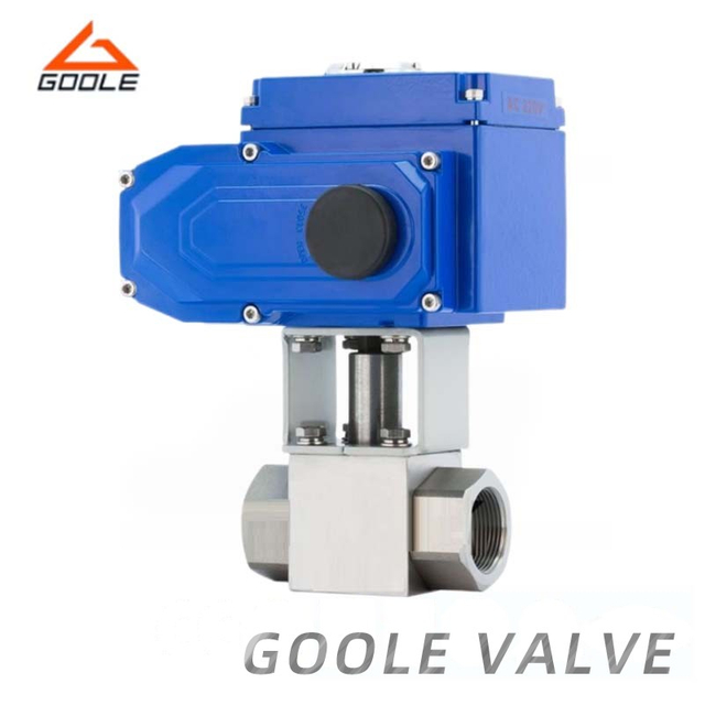 Electric Operated High Pressure Threaded Ball Valve