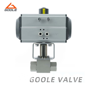 Pneumatic Operated High Pressure Threaded Ball Valve