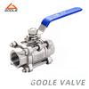 3 PC 1000 Wog Metaled Seated Threaded Ball Valve