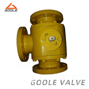 Forged Steel L-shaped Three-way Ball Valve
