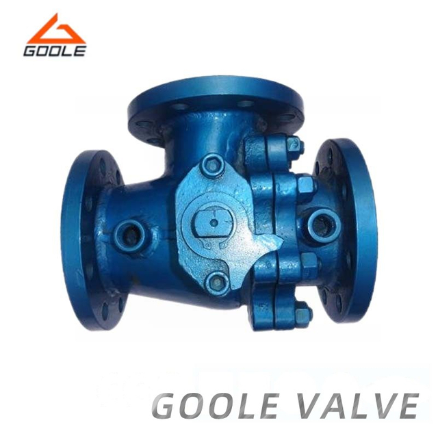 Flanged Steam Jacketed L Port Three Way Ball Valve