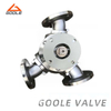 Forged Steel Y Port Three Way Ball Valve