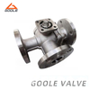 L Port Three Way Floating Ball Valve