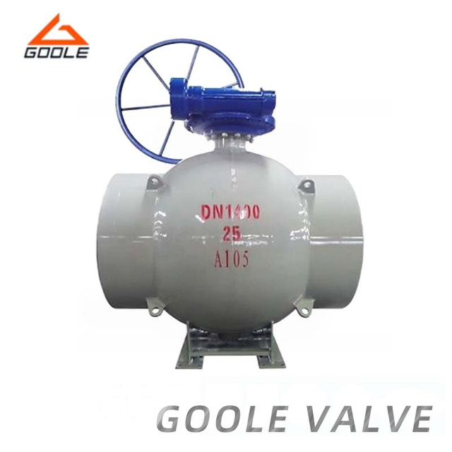 Heating Pipeline Full Welded Trunnion Ball Valve