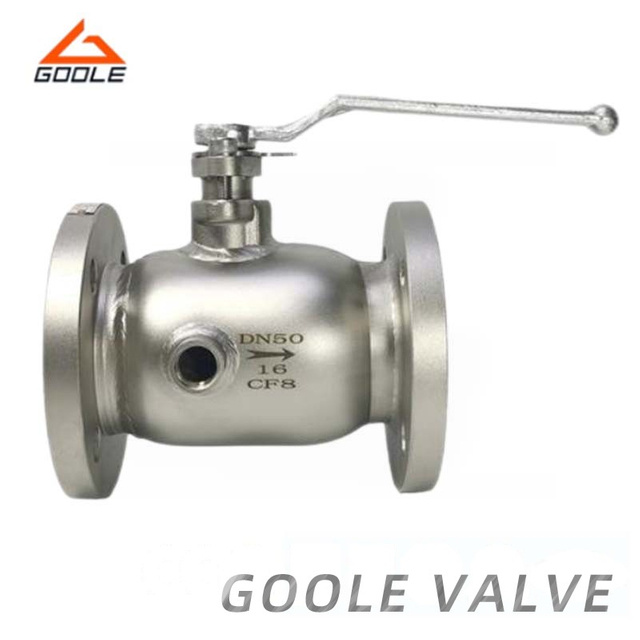 1 Piece Full Jacketed Flanged Floating Ball Valve