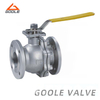  2PCS Split Body Flanged Ends Floating Ball Valve