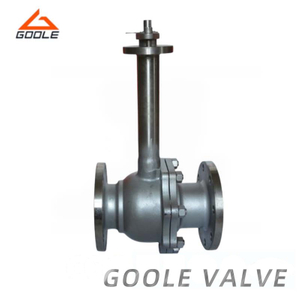 2PCS Forged Steel Flanged Extended Stem Cryogenic Ball Valve