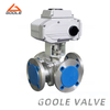 Electric Forged Steel Four Way Floating Ball Valve