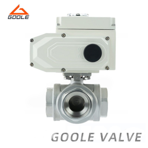 Electric Forged Steel 1000wog Threaded Three Way Ball Valve