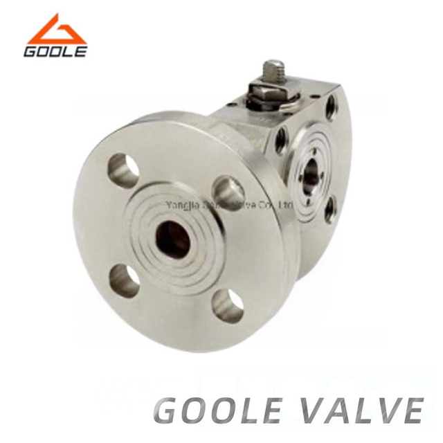 Wafer Type T Port Three Way Ball Valve