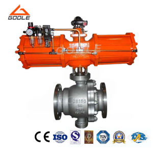 Pneumatic Actuated High Pressure Side Entry Trunnion Ball Valve