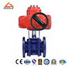 Electric Operated 3PCS Design Ceramic Lined Floating Ball Valve