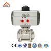 Pneumatic 3PCS Forged Steel Threaded Ball Valve