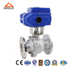Electric 2 PCS Split Body Floating Ball Valve
