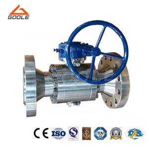 3PCS Forged Steel Stainless Full Bore/Reduced Bore Steel Trunnion Mounted Ball Valve