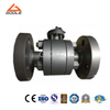 2PCS Forged Steel Flanged Floating Ball Valve
