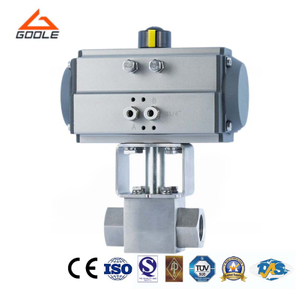Pneumatic Threaded High Pressure Ball Valve
