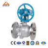 Cast Steel Gear Operated Standard Port Ball Valve