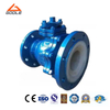 PTFE Flanged Ends 2PCS Floating Ball Valve