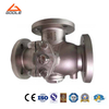 Flanged Ends Jacketed L Port/T Port Three Way Floating Ball 