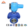 Electric Flanged Y Port 3-Way Ball Valve