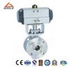 Pneumatic Actuated Forged Steel Flanged V Type Ball Valve