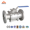 Three Piece Reduced Bore Flanged Ball Valve