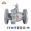 Flanged 2 PCS Cast Steel Floating Ball Valve