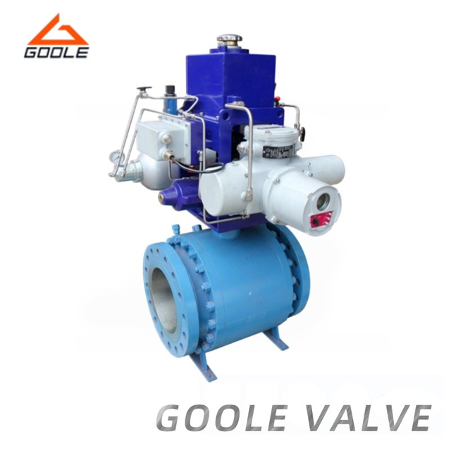 Electric Actuated Forged Steel Trunnion Ball Valve for Smooth Operation
