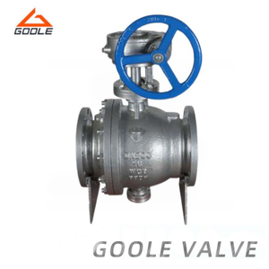 2PCS Stainless Steel Full Bore Flange Eccentric Semi-Spherical Ball Valve