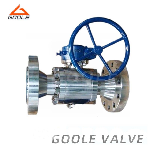 3PCS Forged Stainless Steel Trunnion Ball Valve for Large-Size Pipelines
