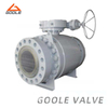 3PCS Gear Operated Actuated Forged Steel Ball Valve