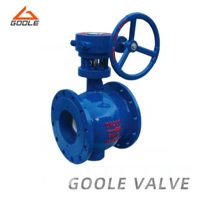 Gear Operated Flanged Double Eccentric Top Entry Ball Valve