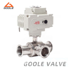 Electric Sanitary 3-Way Ball Valve