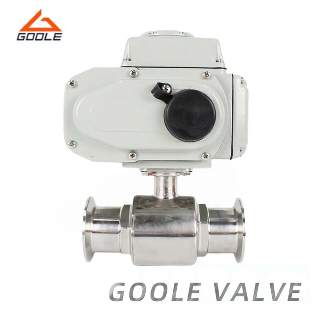Electric Actuated 1PC Sanitary Ball Valve