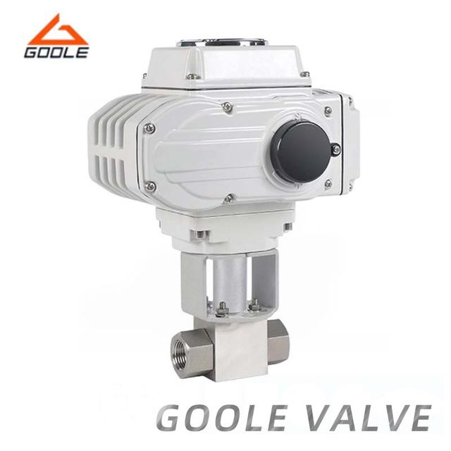 Electric Operated High Pressure Threaded Ends Ball Valve