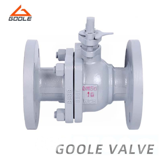 2 PCS Cast Steel Floating Split Body Ball Valve