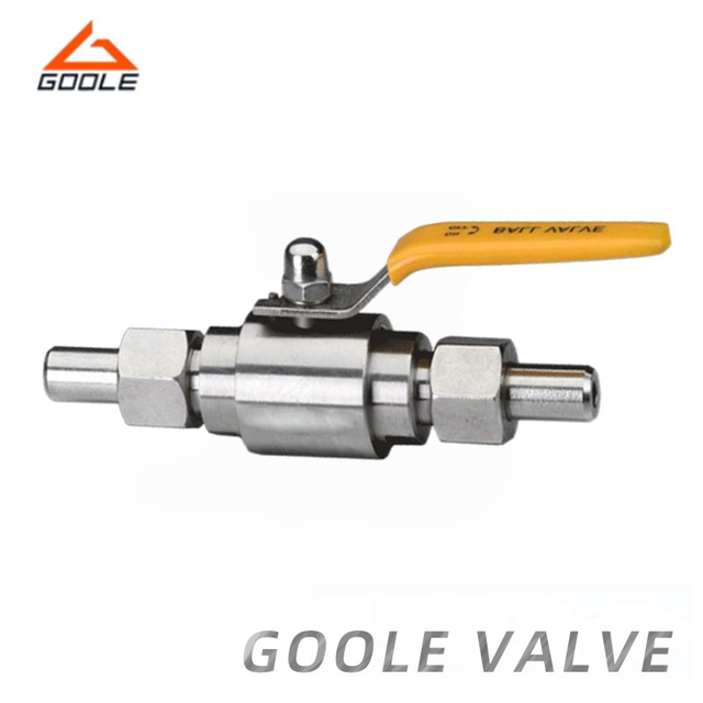 Stainless Steel High Pressure Movable Joint External Threaded Gas Source Ball Valve