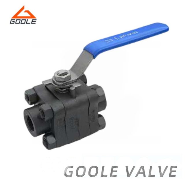 Three Piece Forged Steel Floating Ball Valve