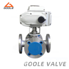 Electric Forged Stainless Steel Four Way Multi-Type Floating Ball Valve
