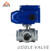 Electric Forged Steel 1000wog Threaded Three Way Ball Valve