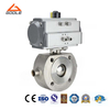 Pneumatic Stainless Steel Short Type Jacketed Floating Ball Valve