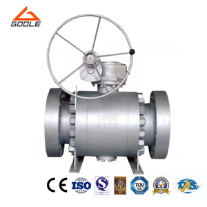 3PCS Gear Operated Actuated Cast Steel Ball Valve