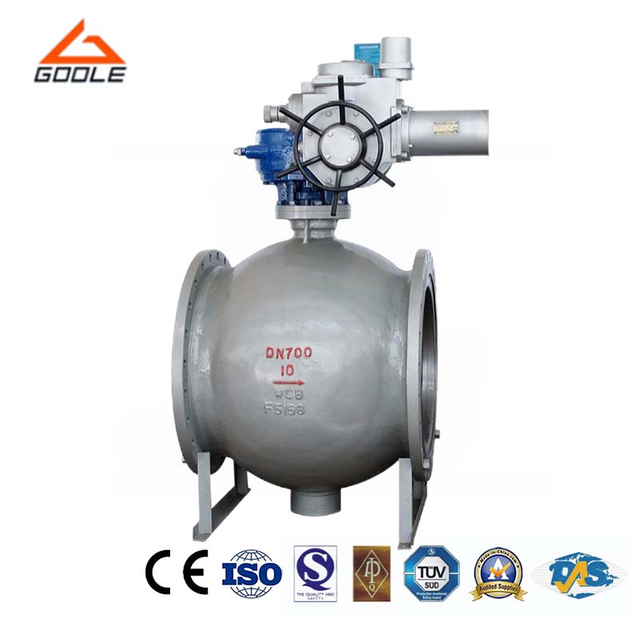 Forged Steel Electric Top Entry Trunnion Ball Valve